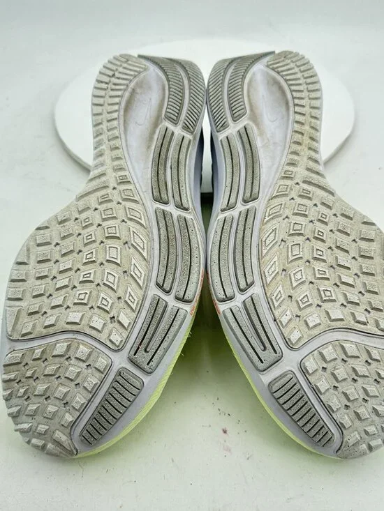 Nike Air Zoom Pegasus 38 Men Size 11 CW7356-700 White Barely Volt Running Shoes - Picture 7 of 11